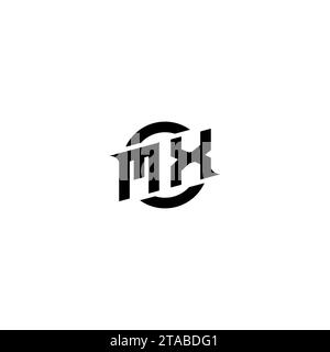 MX initial game logo, banner design for your e-sports or streaming team Stock Vector