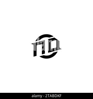 ND initial game logo, banner design for your e-sports or streaming team Stock Vector
