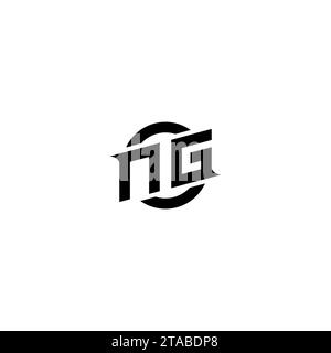 NG initial game logo, banner design for your e-sports or streaming team Stock Vector