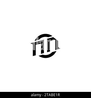 NN initial game logo, banner design for your e-sports or streaming team Stock Vector