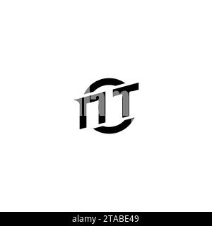 NT initial game logo, banner design for your e-sports or streaming team Stock Vector