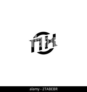 NX initial game logo, banner design for your e-sports or streaming team Stock Vector