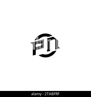 PN initial game logo, banner design for your e-sports or streaming team Stock Vector