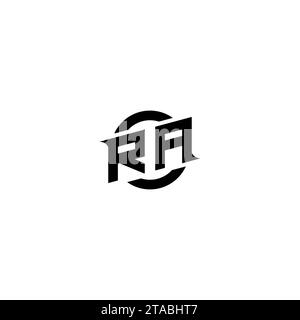RA initial game logo, banner design for your e-sports or streaming team Stock Vector