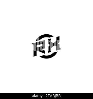 RX initial game logo, banner design for your e-sports or streaming team Stock Vector