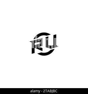 RV initial game logo, banner design for your e-sports or streaming team Stock Vector