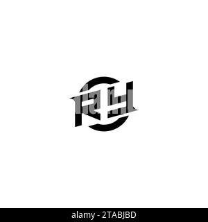 RY initial game logo, banner design for your e-sports or streaming team Stock Vector