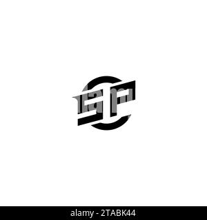 SP initial game logo, banner design for your e-sports or streaming team Stock Vector