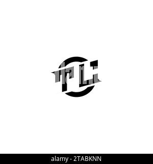 TL initial game logo, banner design for your e-sports or streaming team Stock Vector