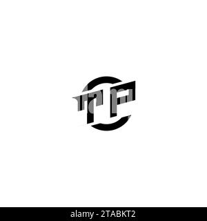 TP initial game logo, banner design for your e-sports or streaming team Stock Vector