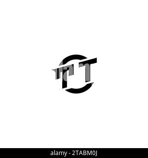 TT initial game logo, banner design for your e-sports or streaming team Stock Vector