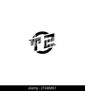 TZ initial game logo, banner design for your e-sports or streaming team Stock Vector