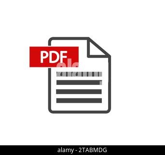 file PDF icon vector illustration Stock Vector