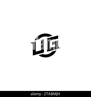 UG initial game logo, banner design for your e-sports or streaming team Stock Vector