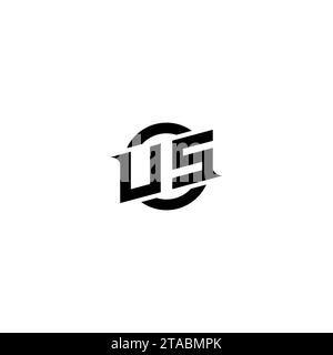 US initial game logo, banner design for your e-sports or streaming team Stock Vector