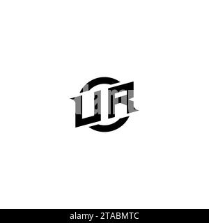 UR initial game logo, banner design for your e-sports or streaming team Stock Vector