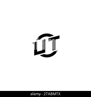UT initial game logo, banner design for your e-sports or streaming team Stock Vector