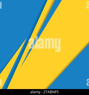 Abstract background Ukrainian flag colors. Vector design Stock Vector