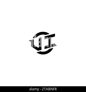 VI initial game logo, banner design for your e-sports or streaming team Stock Vector