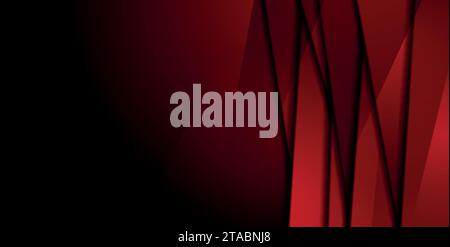Dark red corporate material abstract background. Vector illustration Stock Vector