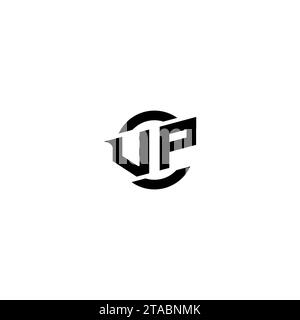 VP initial game logo, banner design for your e-sports or streaming team Stock Vector