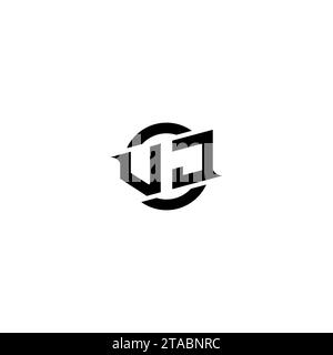 VJ initial game logo, banner design for your e-sports or streaming team Stock Vector