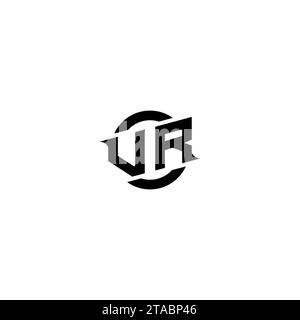 VR initial game logo, banner design for your e-sports or streaming team Stock Vector