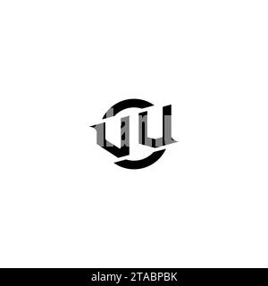 VV initial game logo, banner design for your e-sports or streaming team Stock Vector