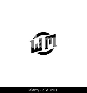 WM initial game logo, banner design for your e-sports or streaming team Stock Vector