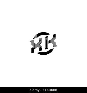 XK initial game logo, banner design for your e-sports or streaming team Stock Vector