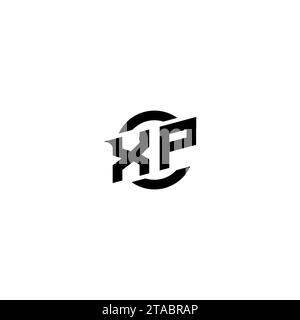 XP initial game logo, banner design for your e-sports or streaming team Stock Vector