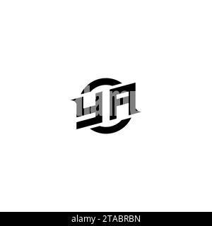 YA initial game logo, banner design for your e-sports or streaming team Stock Vector