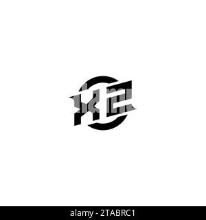 XZ initial game logo, banner design for your e-sports or streaming team Stock Vector
