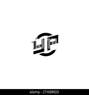 YP initial game logo, banner design for your e-sports or streaming team Stock Vector