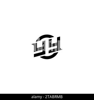 YY initial game logo, banner design for your e-sports or streaming team Stock Vector