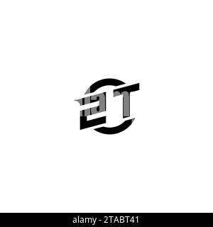 ZT initial game logo, banner design for your e-sports or streaming team Stock Vector