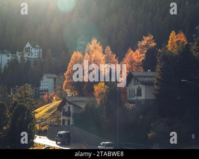 The magnificent Swiss Alps in an autumn Stock Photo - Alamy