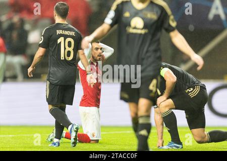 Braga, 11/29/2023 - Braga hosted, this evening, Union Berlin Ricardo Horta Credit: Atlantico Press/Alamy Live News Stock Photo