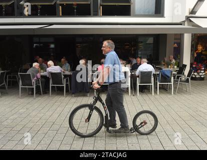 Vaduz, Liechtenstein - June 02, 2017:  Daily life in centre of Vaduz, Liechtenstein. Stock Photo