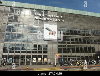 Lucerne, Switzerland -  June 04, 2017: Museum of Art Lucerne (Kunstmuseum Luzern) in Lucerne, Switzerland. Stock Photo