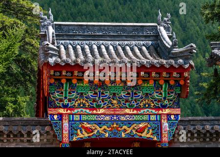 The Temples of Wutai Shan in China Stock Photo