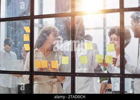 Startup and implementation of a small business project. Stock Photo