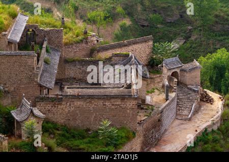 Lijiashan Village in China Stock Photo