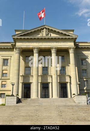 Federal Supreme Court of Switzerland. Lausanne, Switzerland Stock Photo