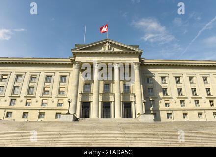 Federal Supreme Court of Switzerland. Lausanne, Switzerland Stock Photo