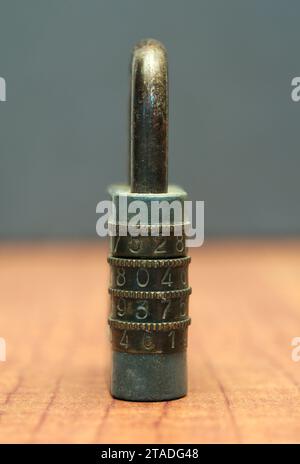 combination padlock Stock Photo