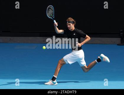 Alexander Zverev (GER), Australian Open 2023, Melbourne Park, Melbourne, Victoria, Australien Stock Photo