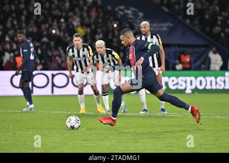 Kylian Mbappe Of PSG Scores His Goal During The French Championship kylian-mbappe-of-psg-scores-his-goal-during-the-french-championship