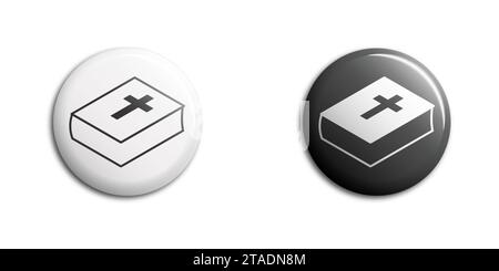Bible icon. Holy bible book icon. Vector illustration Stock Vector