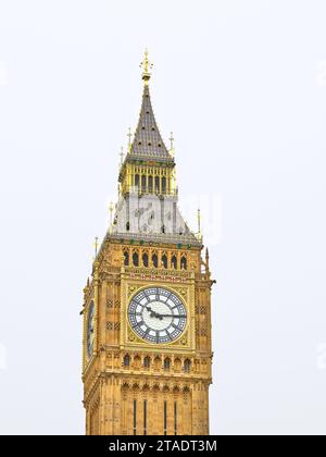 Big Ben clock tower, Houses of Parliament, London, England. Stock Photo